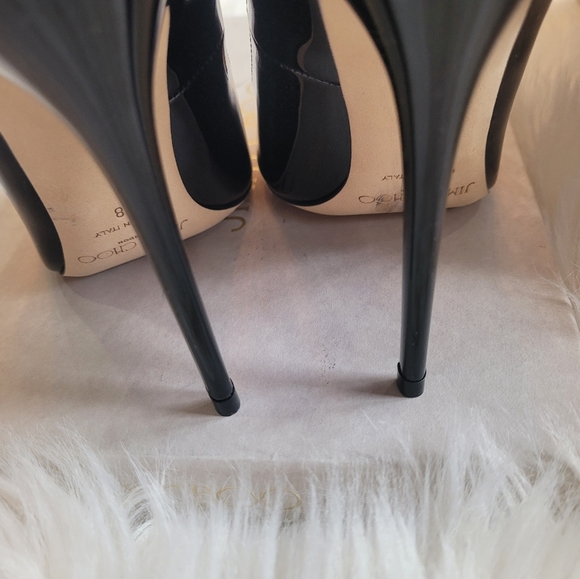 JIMMY CHOO Patent Leather Anouk 120 Pump Size 38 - Picture 6 of 13